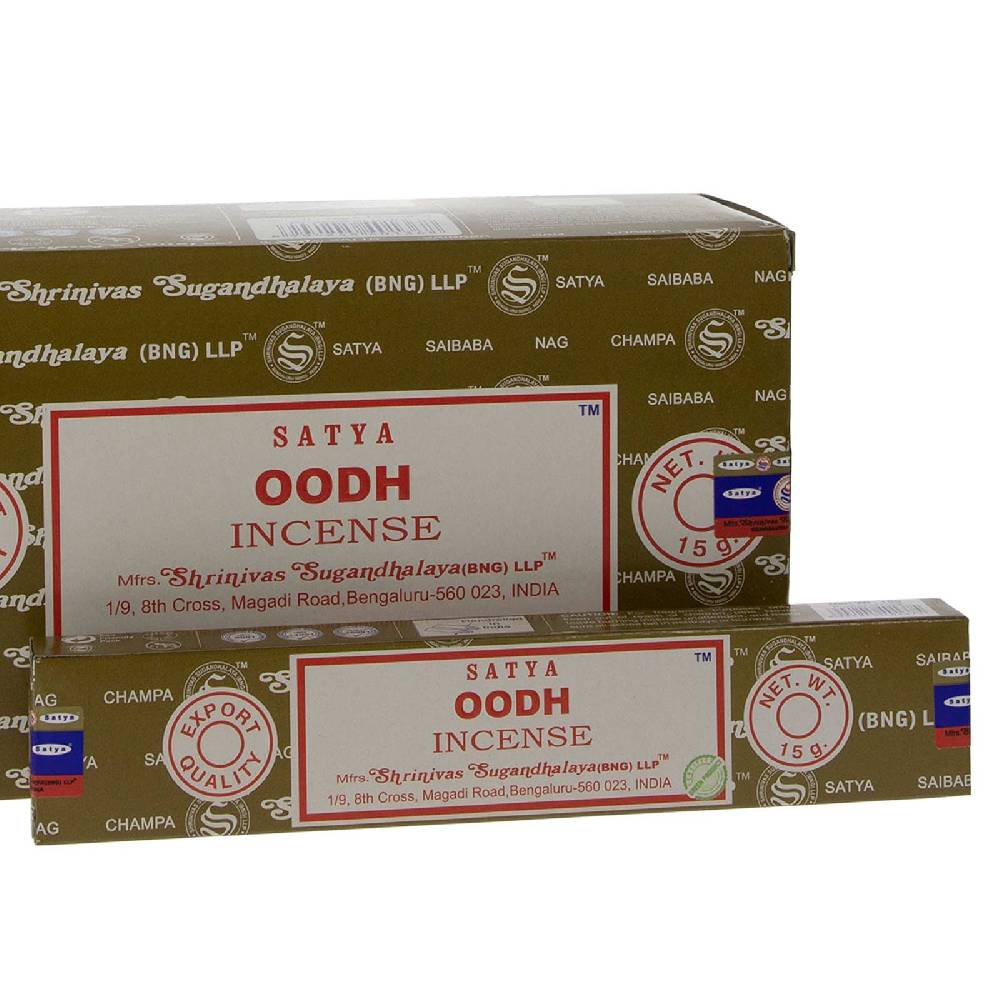 Kunst Und Magie Satya Satya Oodh Räucherstäbchen mit Adlerholz Duftstäbchen Exklusive Angebote