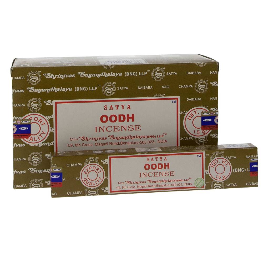 Kunst Und Magie Satya Satya Oodh Räucherstäbchen mit Adlerholz Duftstäbchen Exklusive Angebote