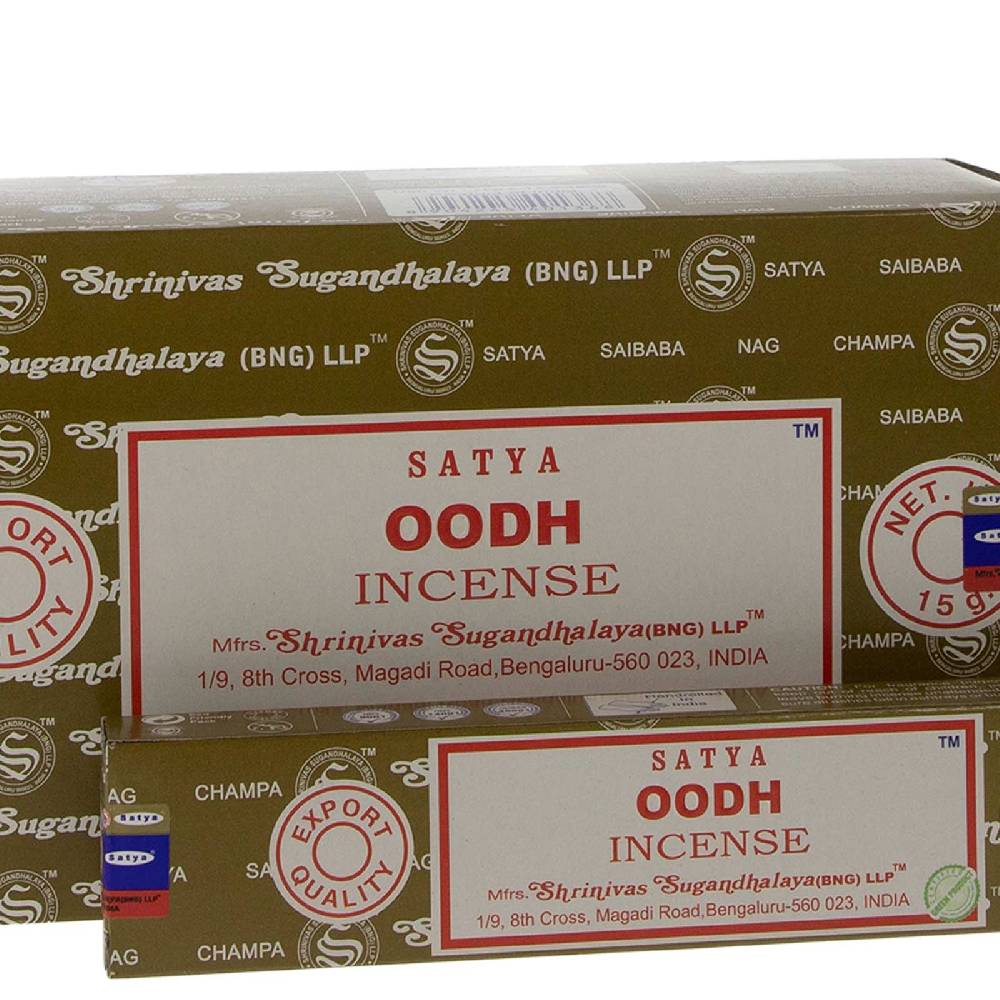 Kunst Und Magie Satya Satya Oodh Räucherstäbchen mit Adlerholz Duftstäbchen Exklusive Angebote