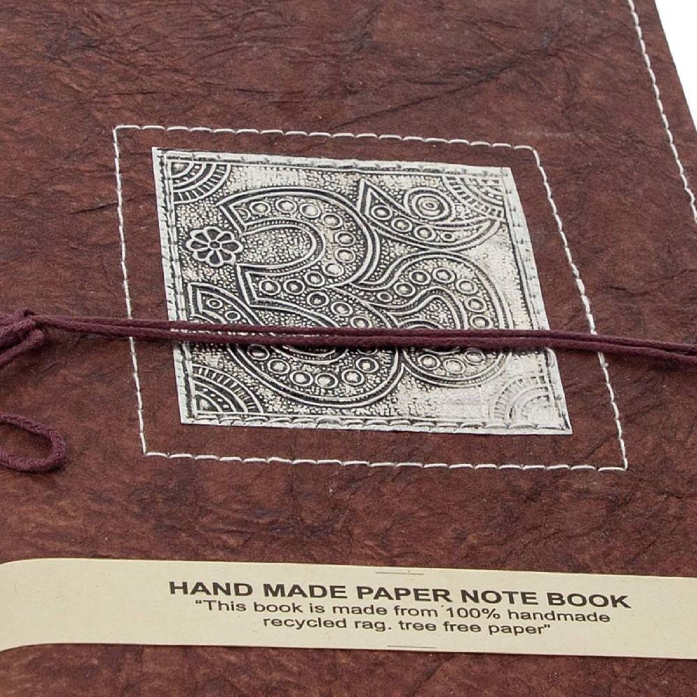 Kunst Und Magie OM Tagebuch Poesiealbum Holzfrei Nachhaltig Recycling Fair Notizbuch 20x15cm Indien JETZT KAUFEN
