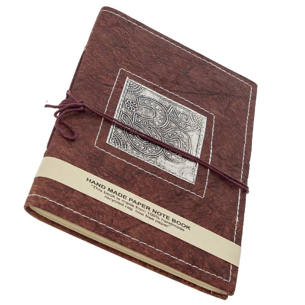 Kunst Und Magie OM Tagebuch Poesiealbum Holzfrei Nachhaltig Recycling Fair Notizbuch 20x15cm Indien JETZT KAUFEN