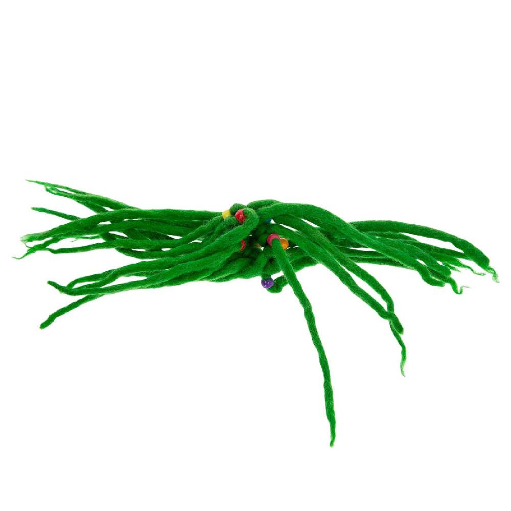 Kunst Und Magie KUNST UND MAGIE Filz Haargummi Dreads Haarschmuck Rasta scrounchi Xl Grün Hotsell