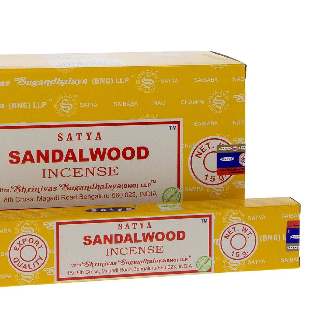 Kunst Und Magie Satya Sandalwood Sandelholz Räucherstäbchen Duftstäbchen Osterangebot