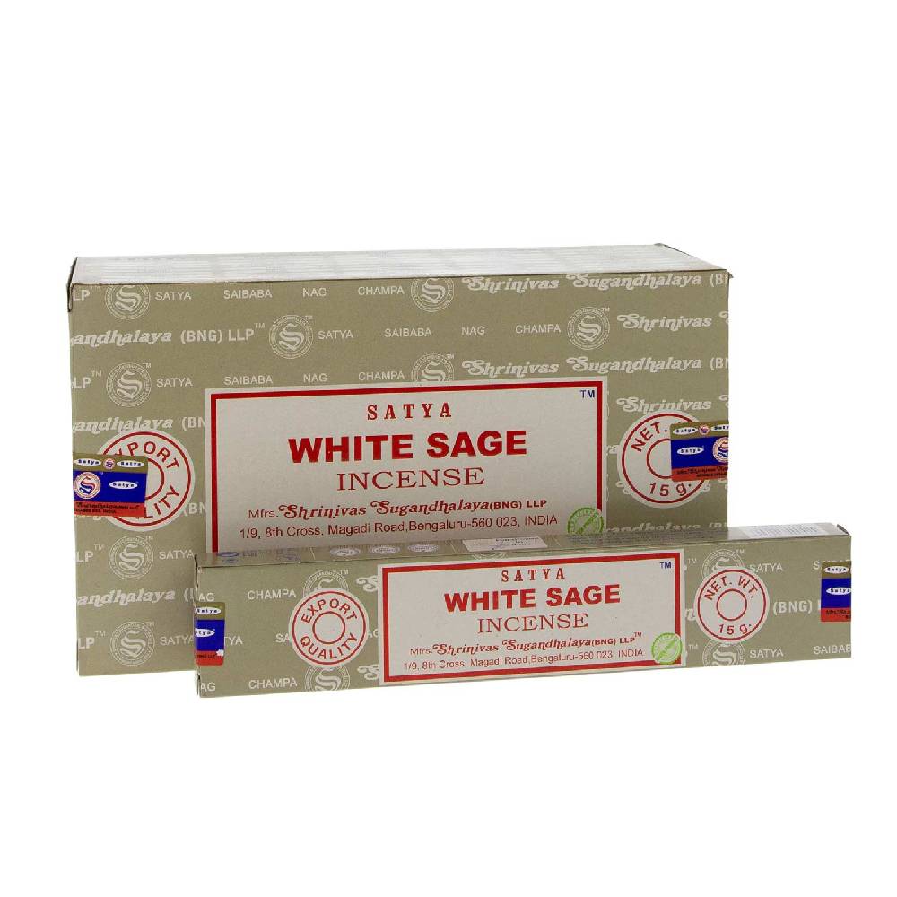 Kunst Und Magie Satya White Sage Räucherstäbchen Duftstäbchen Valentinstagsangebot
