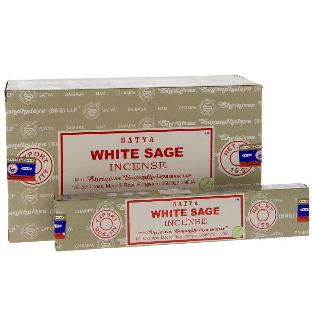 Kunst Und Magie Satya White Sage Räucherstäbchen Duftstäbchen Valentinstagsangebot