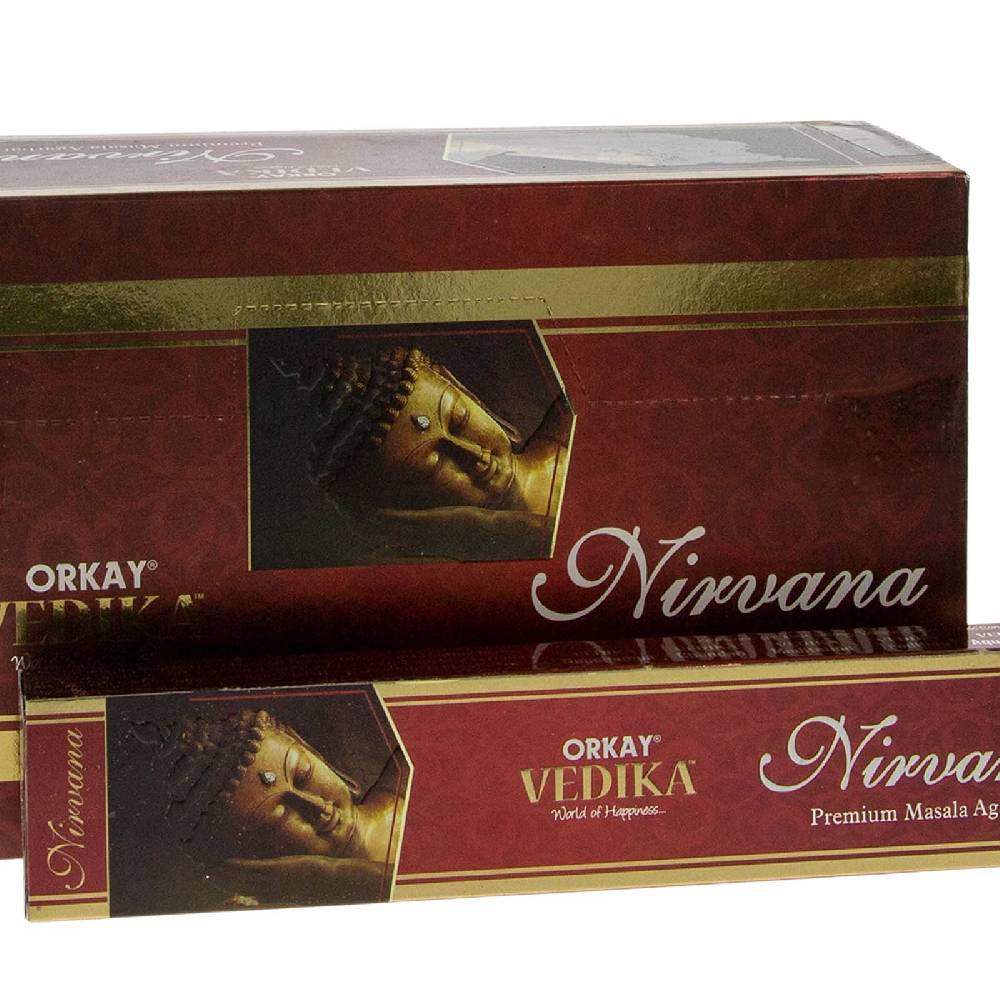 Kunst Und Magie Vedika OM von Orkay Premium Masala Agarbatti Räucherstäbchen 12er Großpackung Jubiläumsangebot