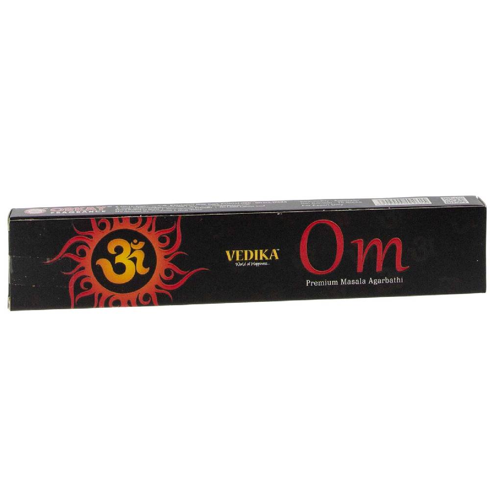 Kunst Und Magie Vedika OM von Orkay Premium Masala Agarbatti Räucherstäbchen 12er Großpackung Heißer Verkauf