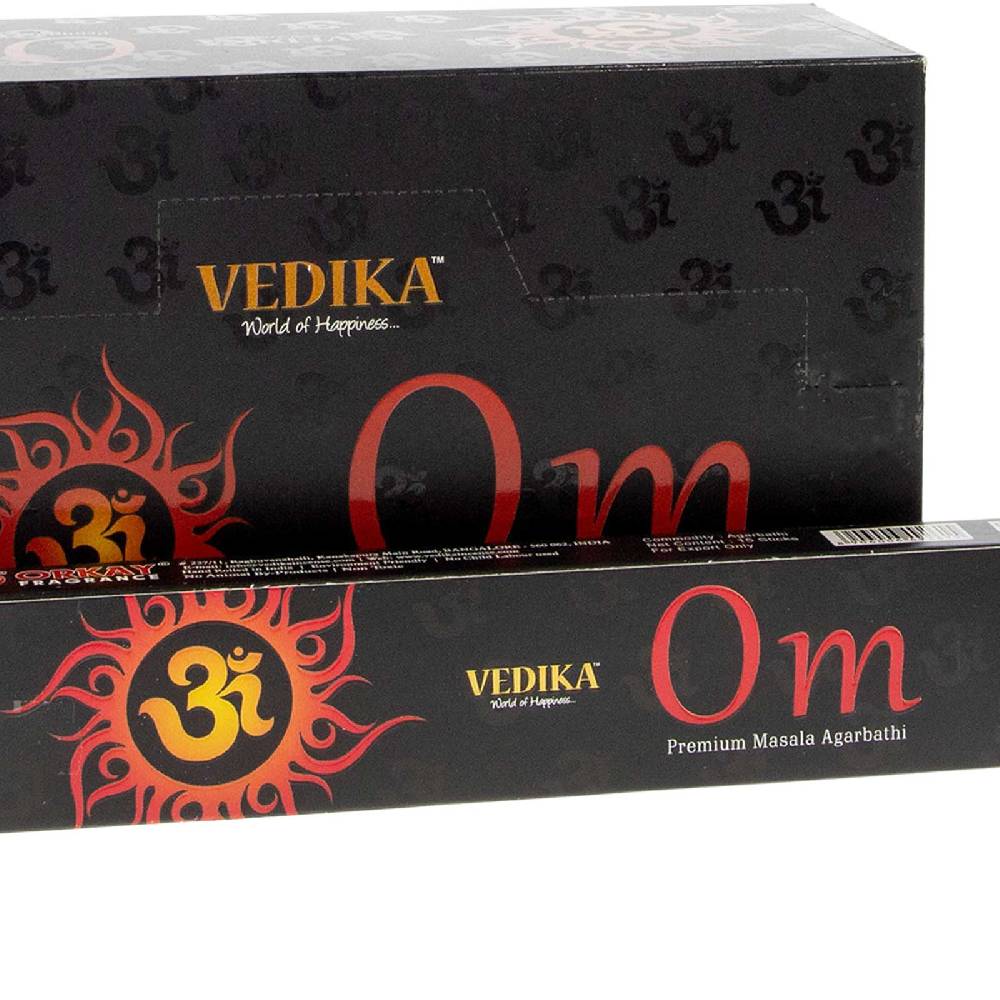 Kunst Und Magie Vedika OM Premium Masala Agarbatti Räucherstäbchen von Orkay Top Angebot