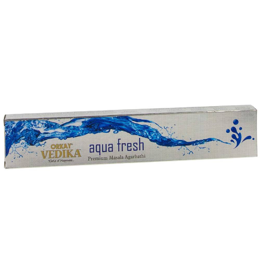 Kunst Und Magie Vedika Auqafresh von Orkay Premium Masala Agarbatti Räucherstäbchen 12er Großpackung Online Outlet