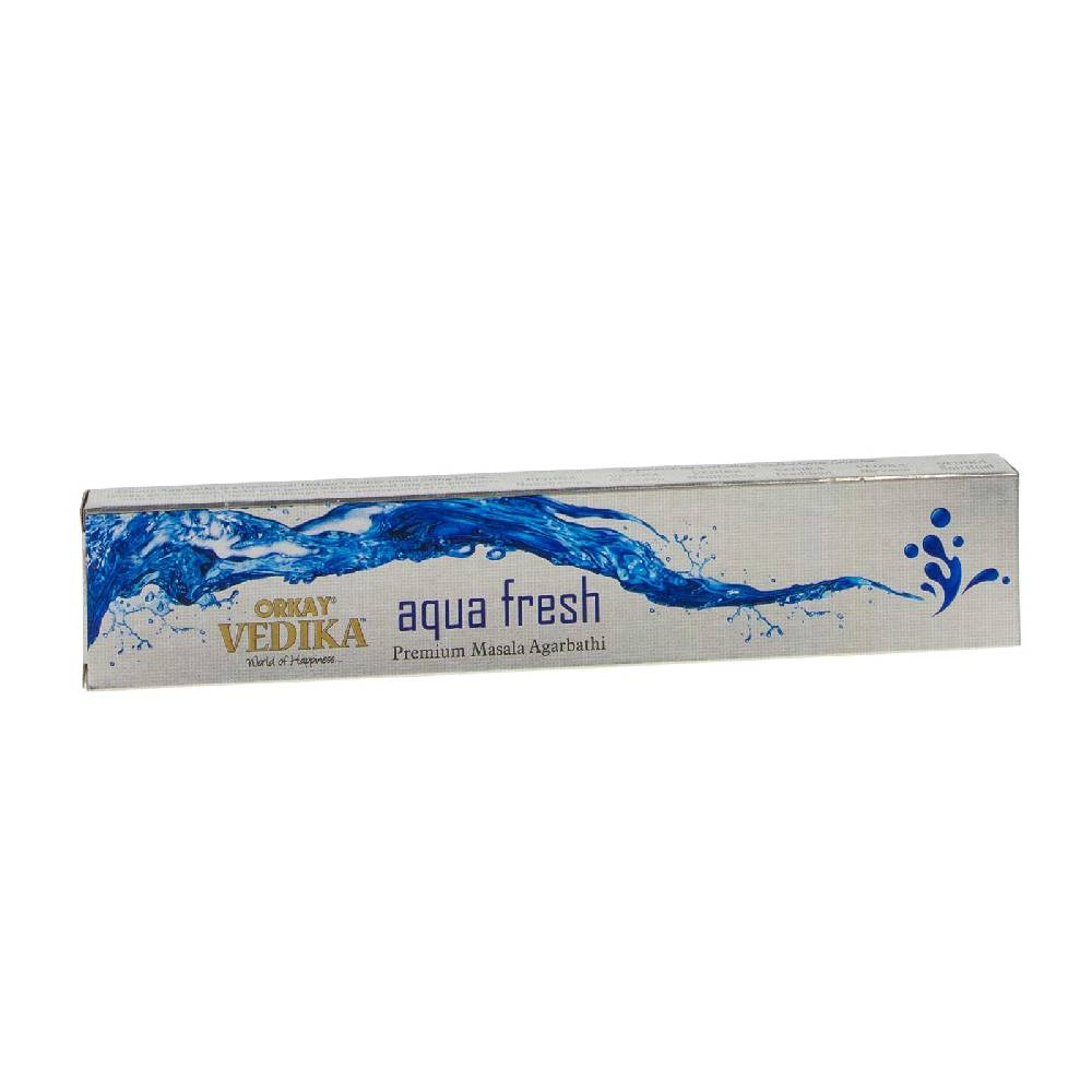 Kunst Und Magie Vedika Auqafresh von Orkay Premium Masala Agarbatti Räucherstäbchen 12er Großpackung Online Outlet