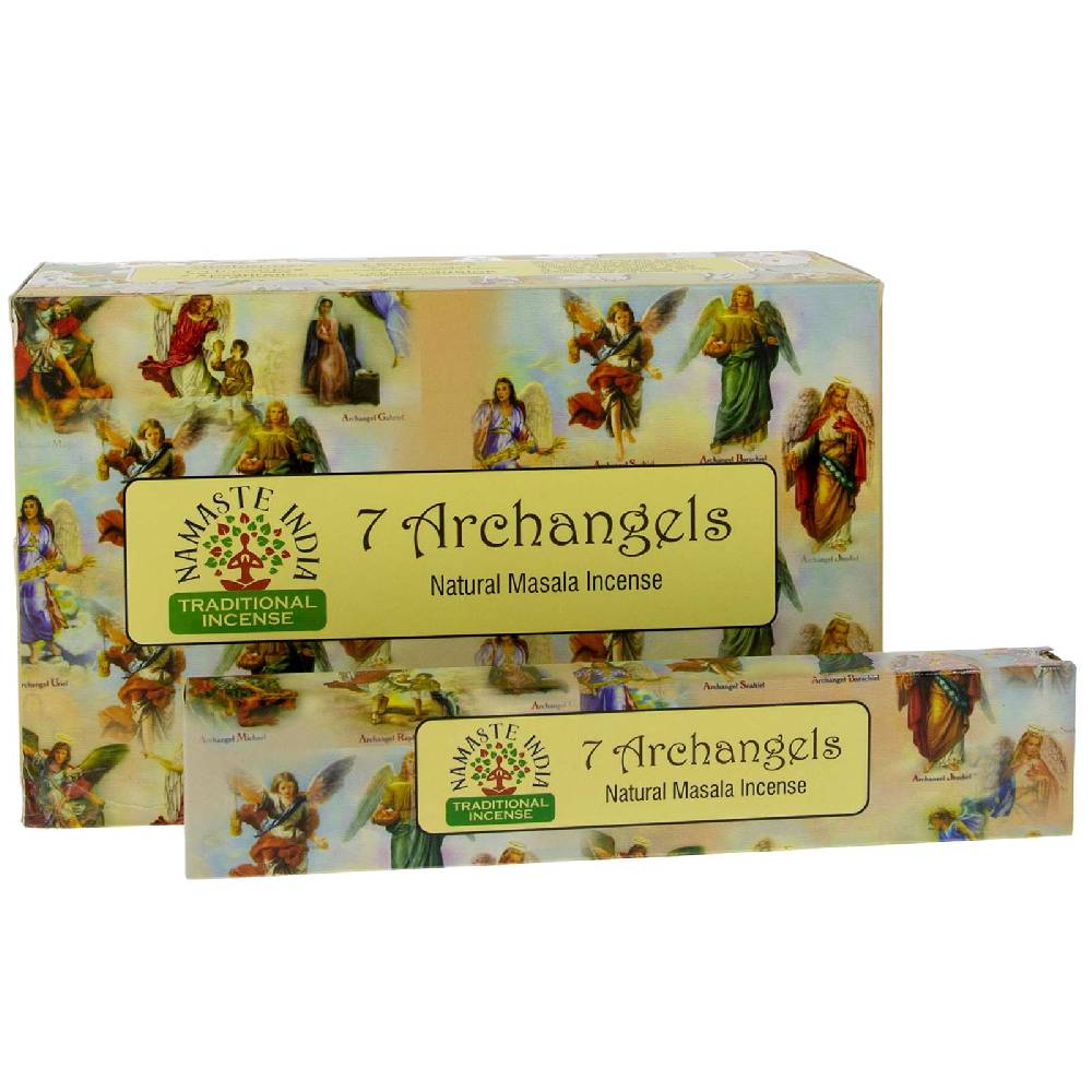 Kunst Und Magie 7 Erzengel Archangel Räucherstäbchen Namaste India Zeitlich begrenztes Angebot