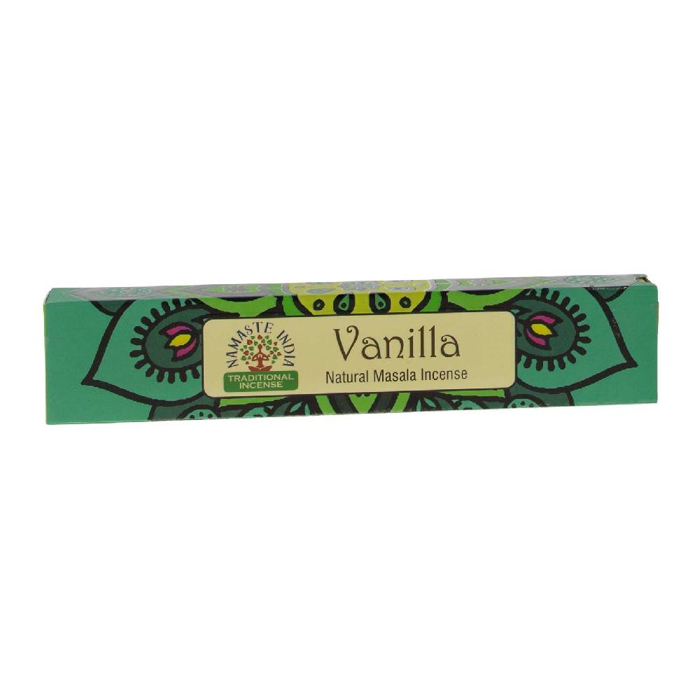 Kunst Und Magie Vanilla Vanille Räucherstäbchen Namaste India 12er Großpackung Sonderangebote