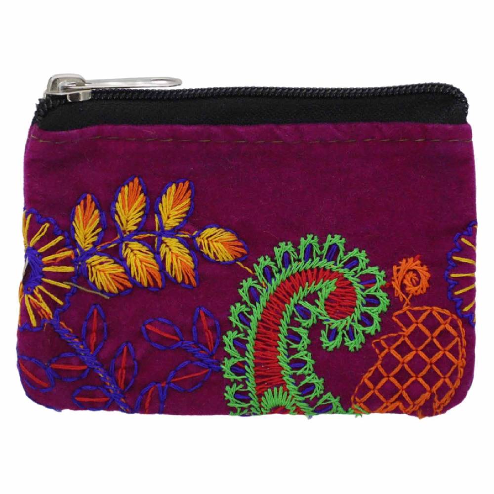 Kunst Und Magie Kleine Geldbörse Böse Geldbeutel Münzbeutel Boho Nachhaltig Fair verschiedene Farben Letzter Tag