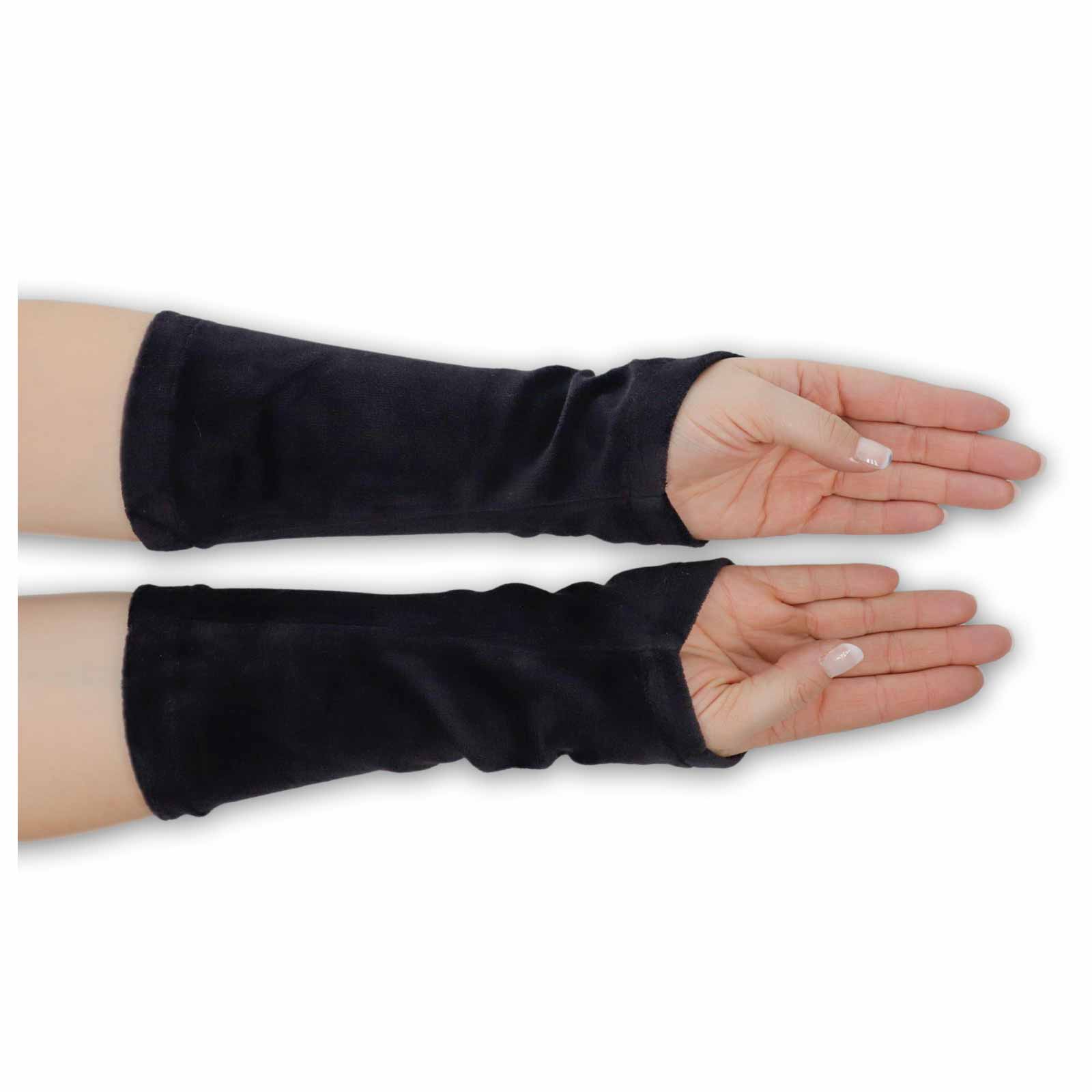 Kunst Und Magie Damen Samt Armstulpen Stulpen Handwärmer Handschuhe mit Glöckchen Boho Bis zu 50% Rabatt