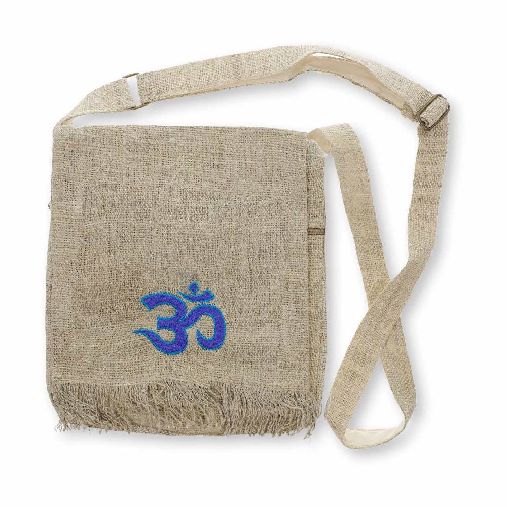 Kunst Und Magie Hanf Schultertasche Umhängetasche Tasche OM Nachhaltig Fair Sonderangebot der Fabrik