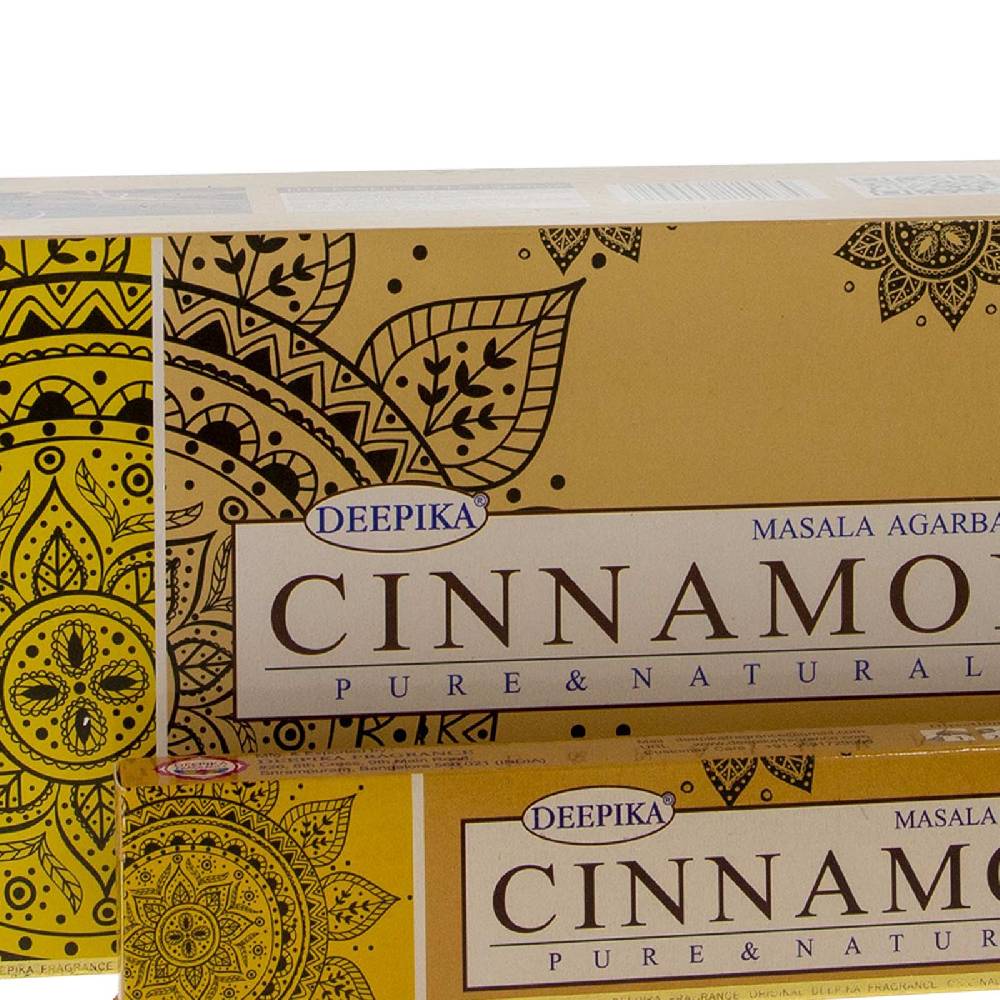 Kunst Und Magie Deepika Cinnamon Zimt Räucherstäbchen 12er Großpackung im Angebot