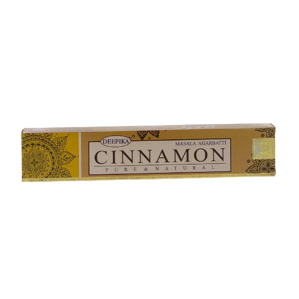 Kunst Und Magie Deepika Cinnamon Zimt Räucherstäbchen 12er Großpackung im Angebot
