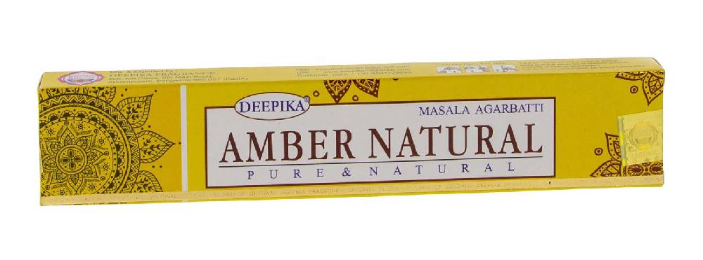 Kunst Und Magie Deepika Amber Natural Masala Räucherstäbchen 12er Großpackung 180Gr Günstiger Verkauf