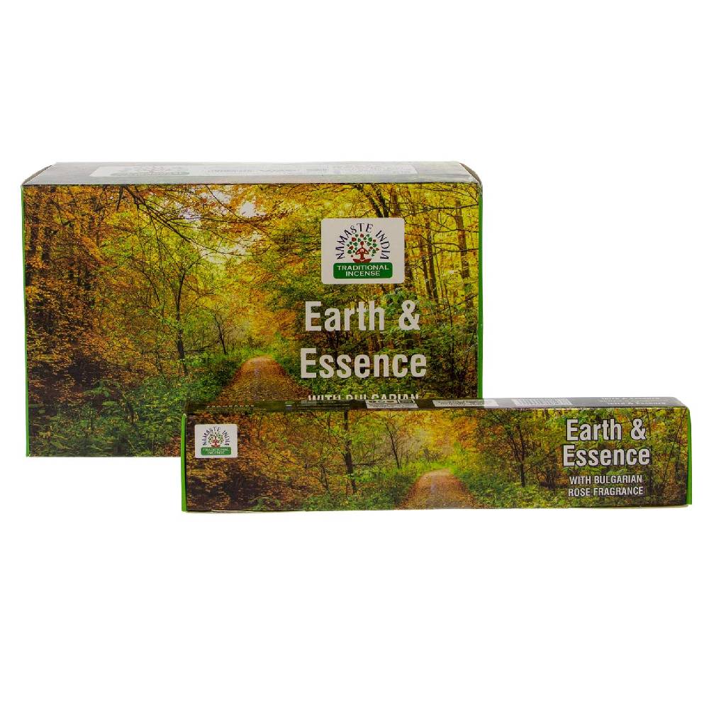 Kunst Und Magie Earth & Essence Räucherstäbchen Namaste India Fabrik Onlineshop