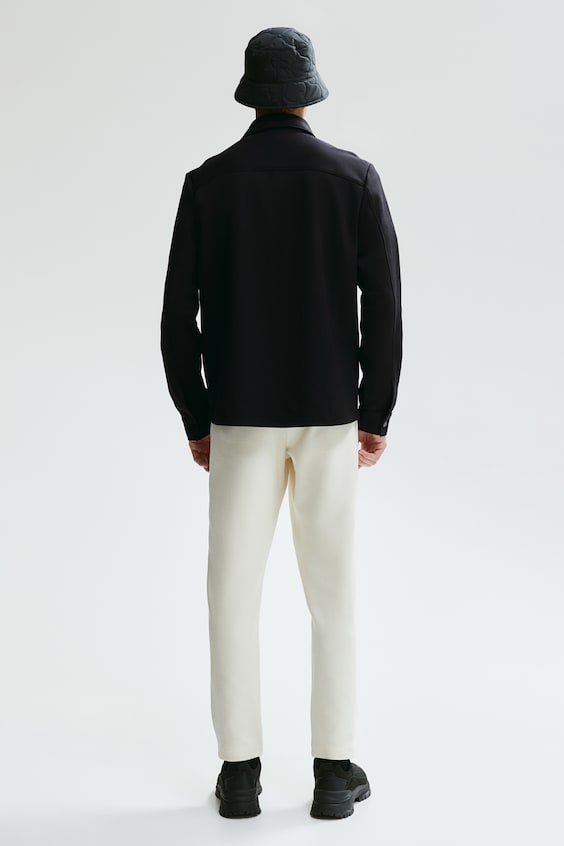 HM Overshirt aus Scuba in Regular Fit Neueste Stile