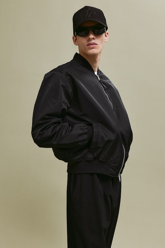 HM Loose Fit Bomber jacket Sonderangebot der Fabrik