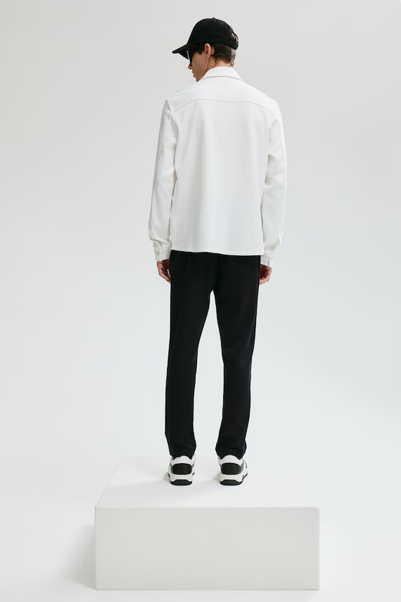 HM Overshirt mit Struktur in Regular Fit Discount Store für neue Produkte
