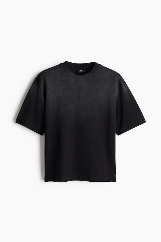 HM Bedrucktes T-Shirt in Oversized Fit Super Rabatt