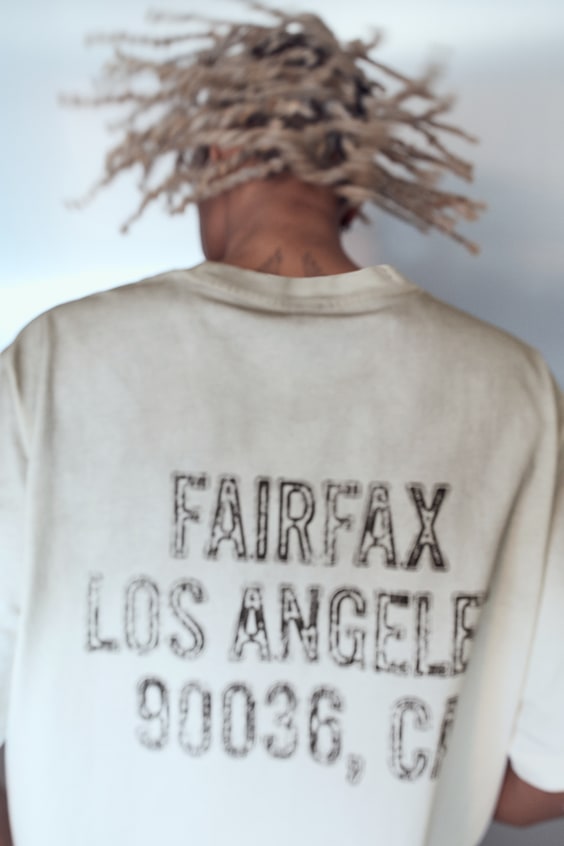HM Bedrucktes T-Shirt in Oversized Fit Riesige Rabatte