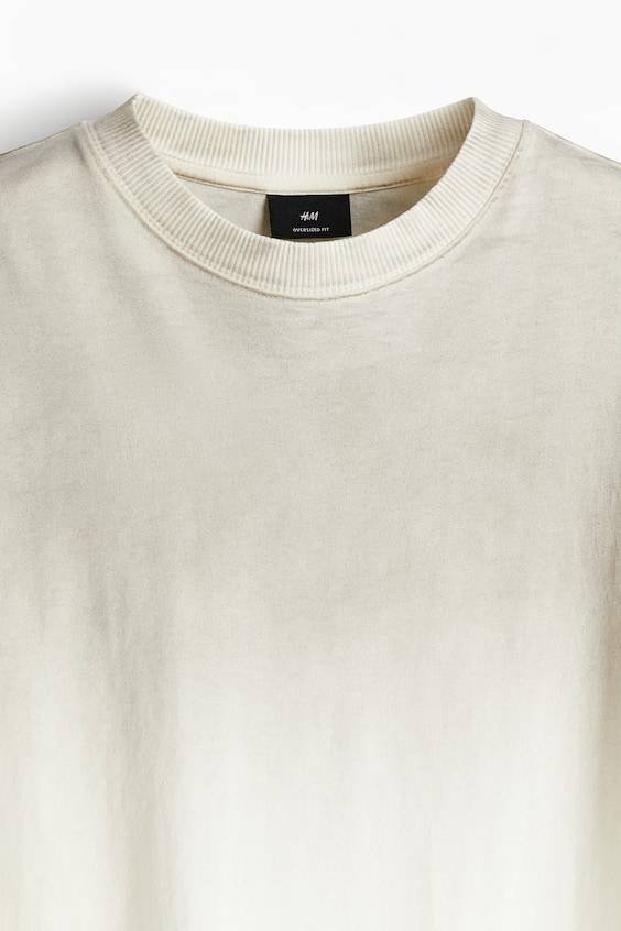 HM Bedrucktes T-Shirt in Oversized Fit Riesige Rabatte