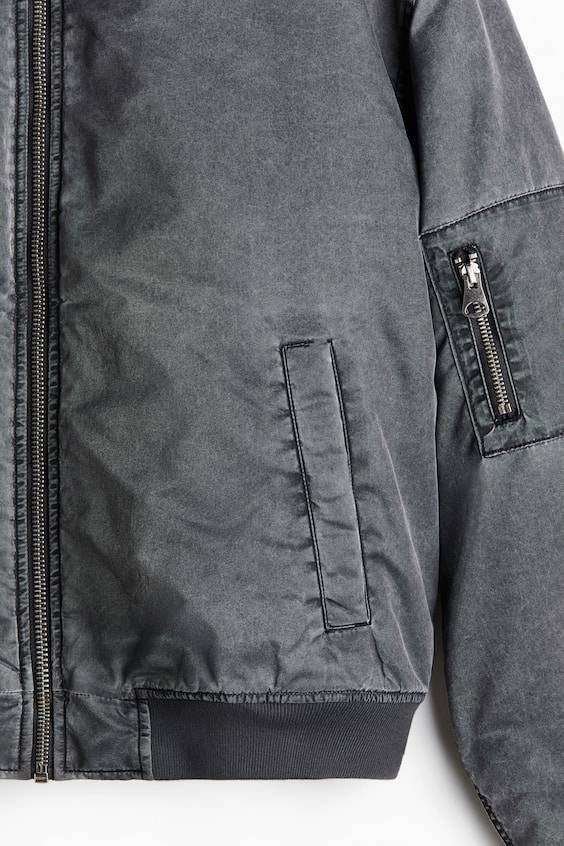 HM Oversized Pilotenjacke im Washed-Look Kostenloser Versand international