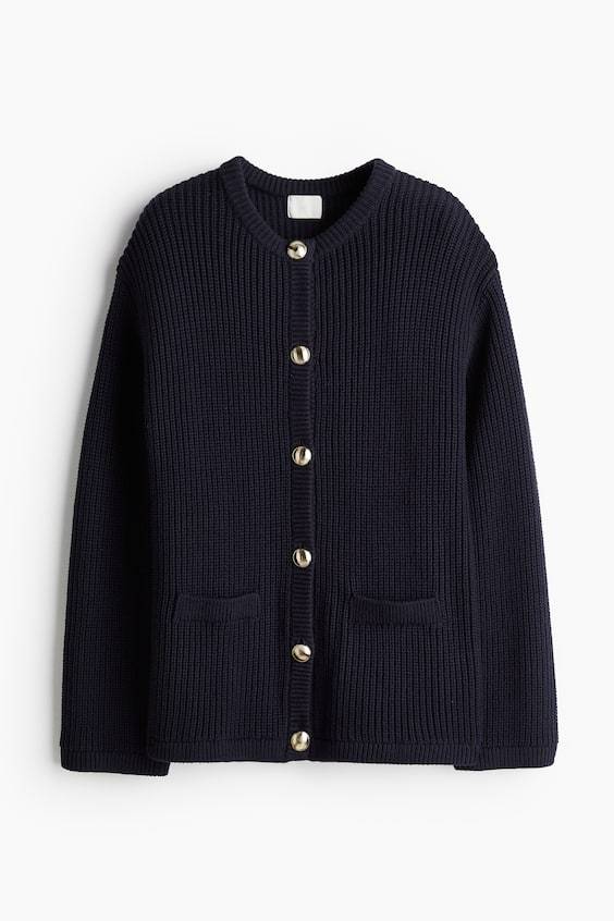 HM Cardigan in Rippstrick Günstiger Verkauf