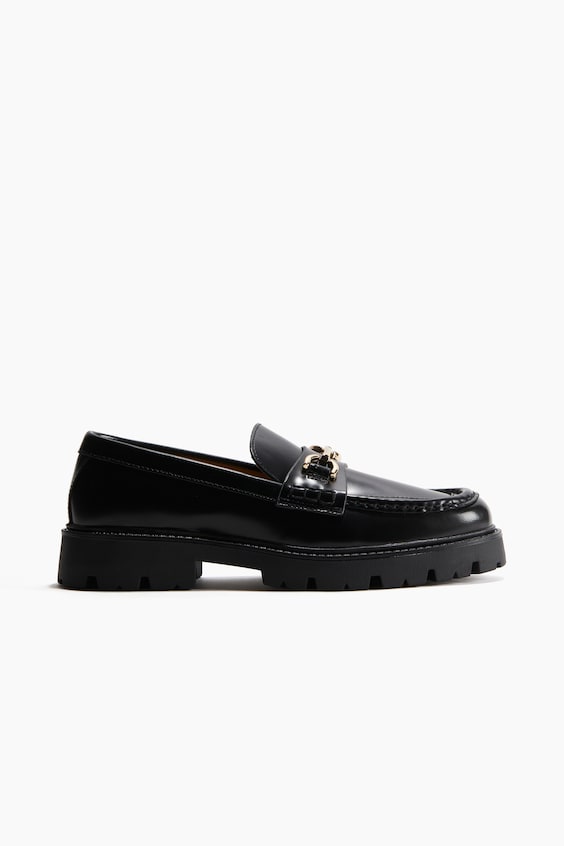 HM Chunky Loafer aus Leder Fabrikverkauf