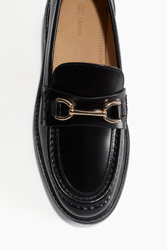HM Chunky Loafer aus Leder Fabrikverkauf