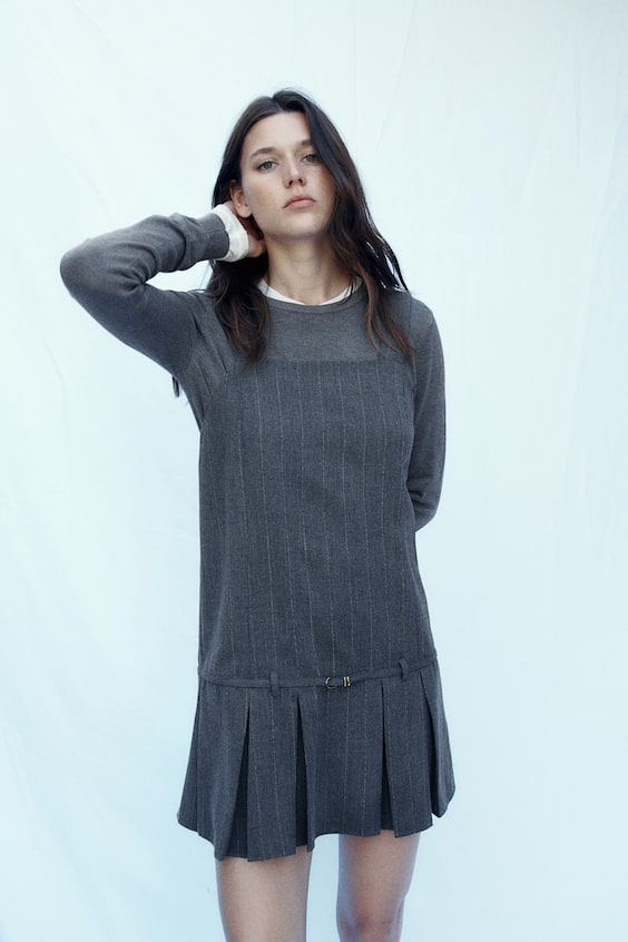 HM Trägerkleid mit Faltenrock Begrenztes Angebot