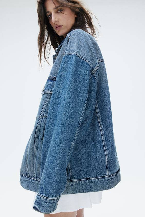 HM Oversized Jeansjacke Cyber Monday