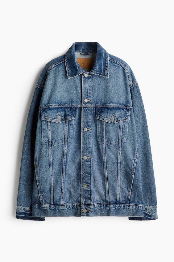 HM Oversized Jeansjacke Cyber Monday