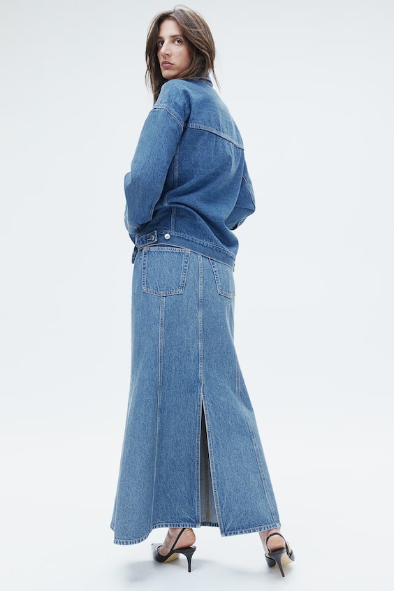 HM Ausgestellter Denimrock Weihnachtsangebot