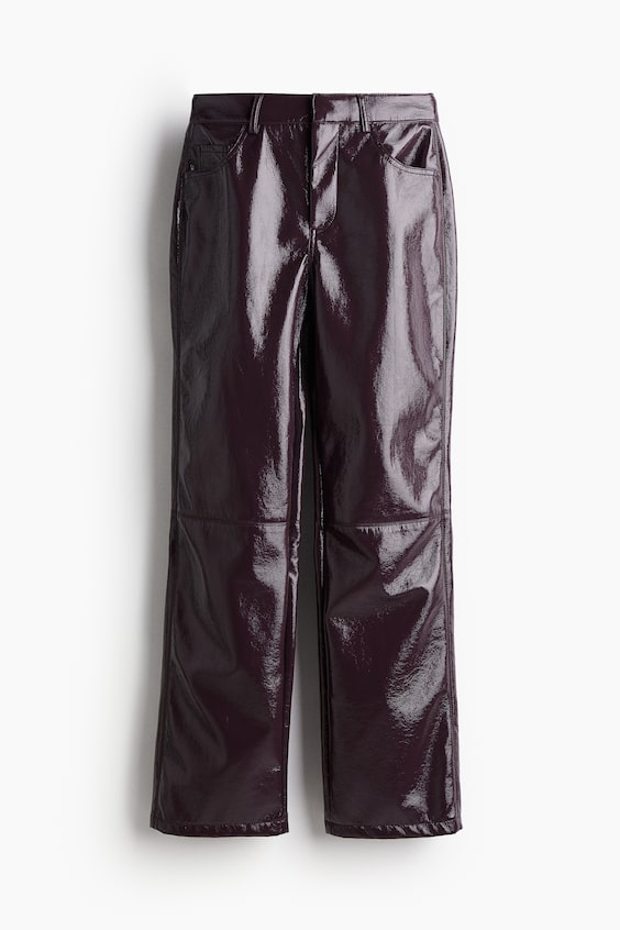 HM Straight coated trousers Muttertagsangebot