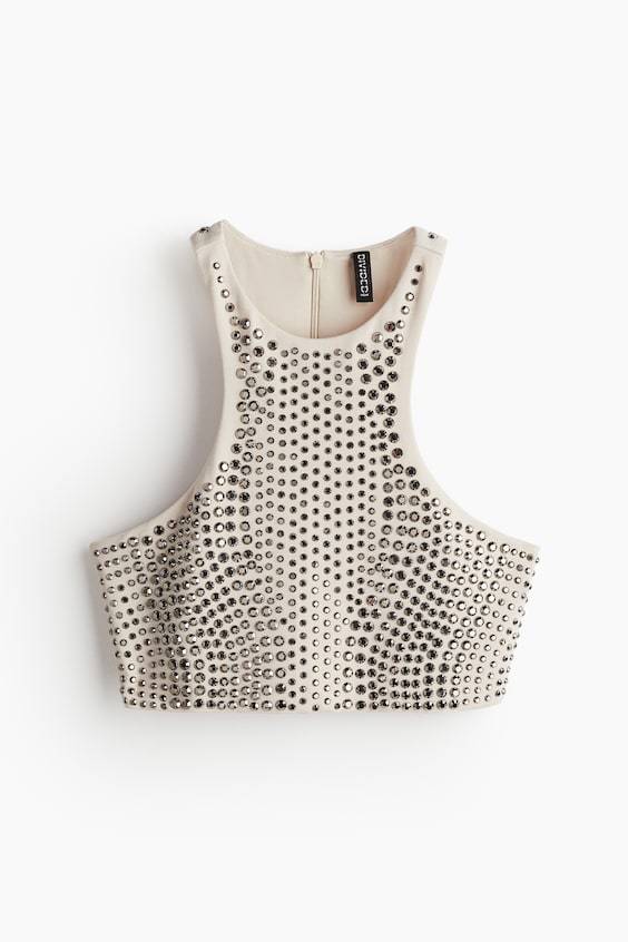 HM Studded crop top Valentinstagsangebot