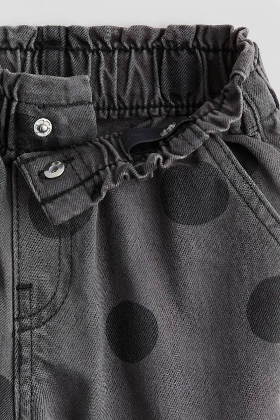 HM Patterned Wide Leg Jeans Verkauf