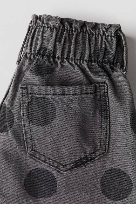HM Patterned Wide Leg Jeans Verkauf