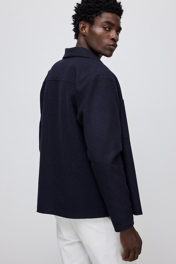 HM Overshirt aus Wollmix Regular Fit Versandkostenfrei