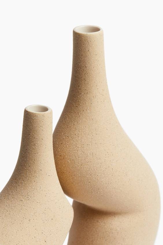 HM Große Vase aus Steingut Fabrikladen