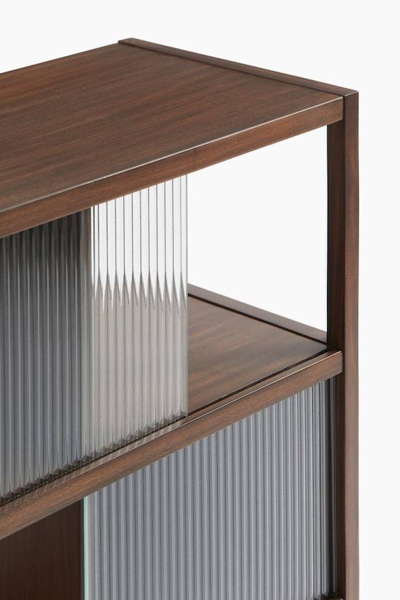 HM Holzschrank mit Glastüren Begrenzt auf 3 Tage