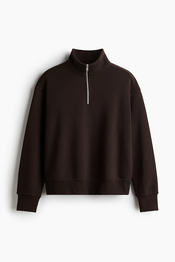 HM Sweatshirt mit Zipper in Loose Fit Angebote