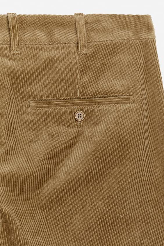 HM Gerade geschnittene Chinohose aus Cord Fabrikpreis