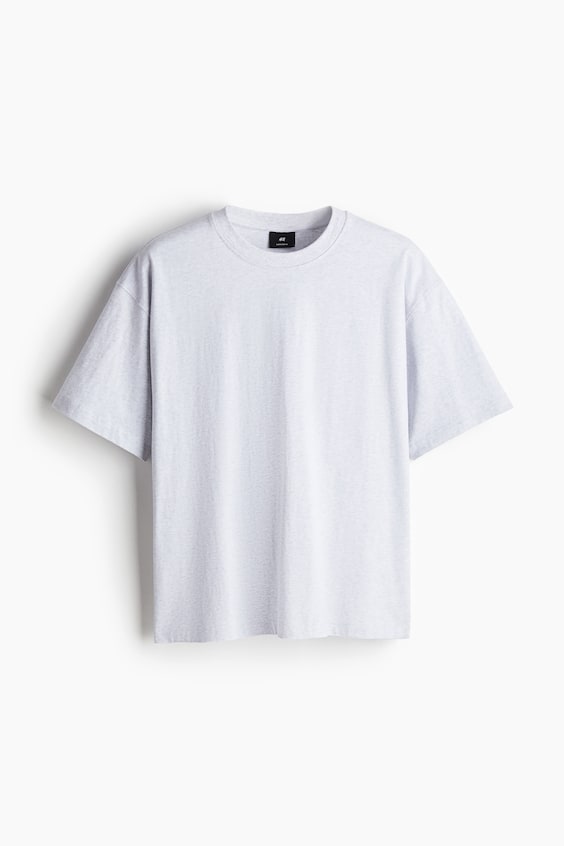 HM Baumwoll-T-Shirt in Oversize-Passform Sonderangebot