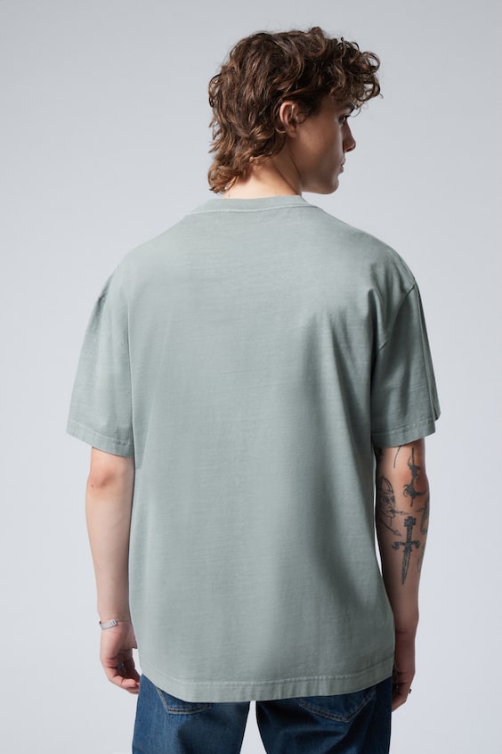 HM Schweres Oversized-T-Shirt Preisnachlass