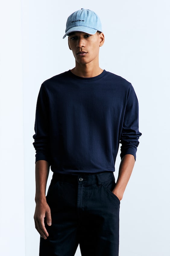 HM Jerseyshirt in Regular Fit Große Rabatte
