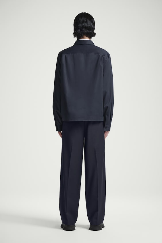 HM HEMDJACKE AUS TWILL MIT REISSVERSCHLUSS Begrenzt auf 3 Tage